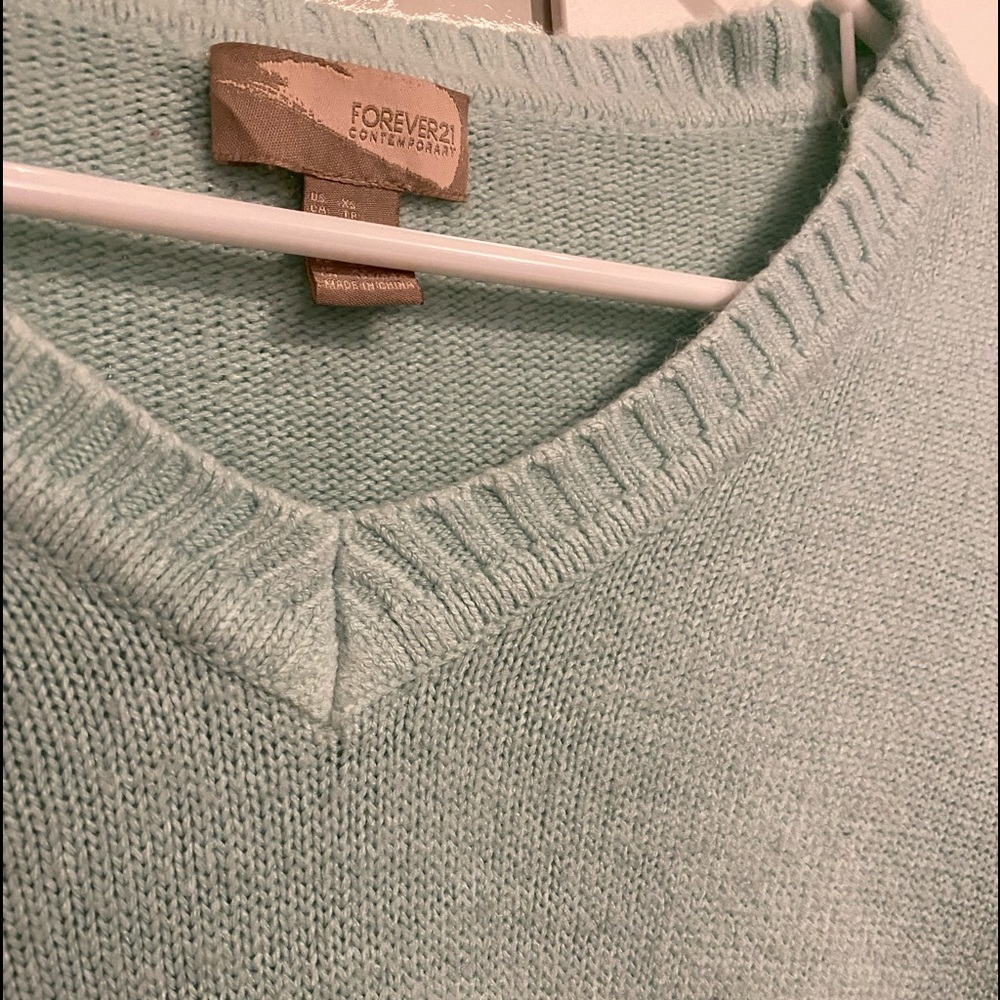 Super Soft Mint Green Sweater - Picture 4 of 4